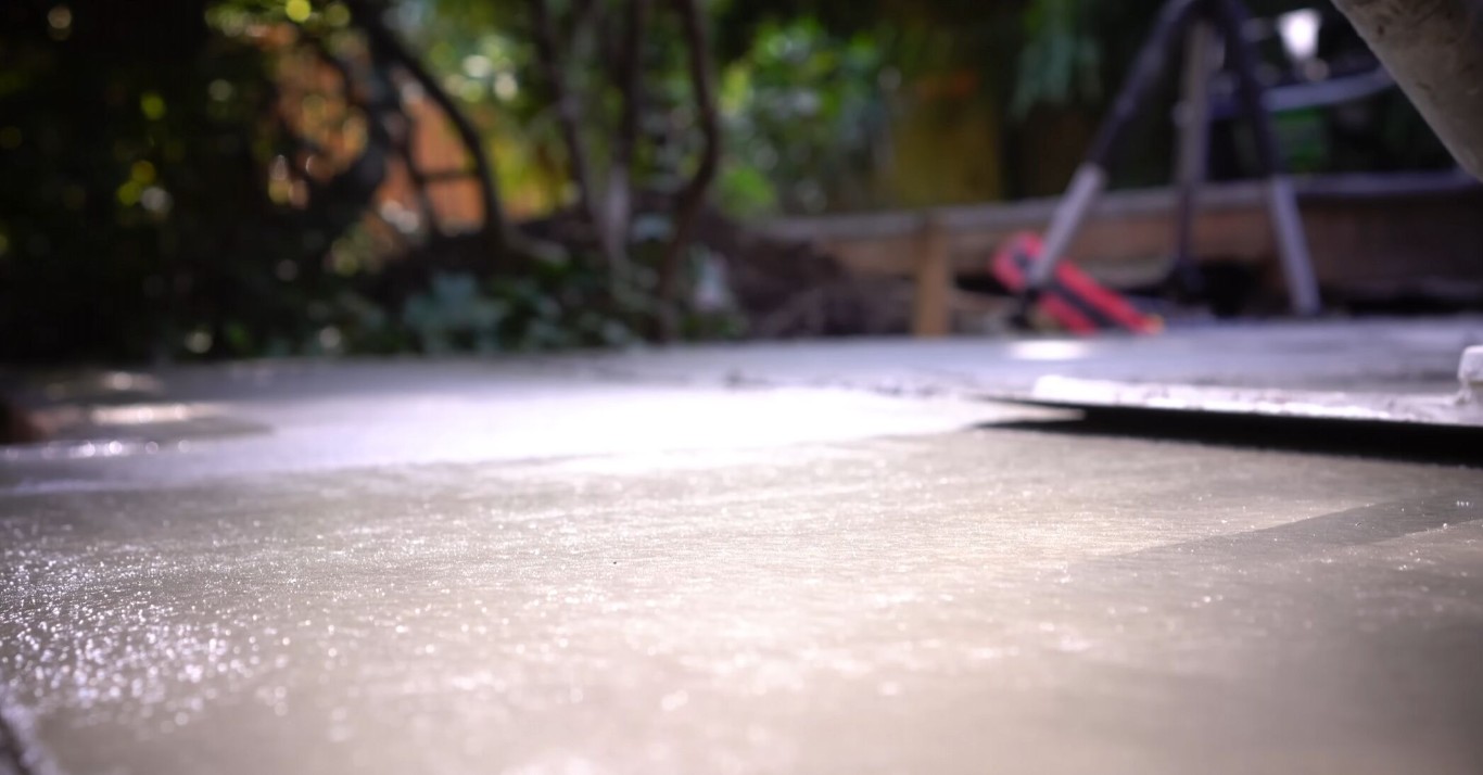 Stamped and decorative concrete with elegant patterns